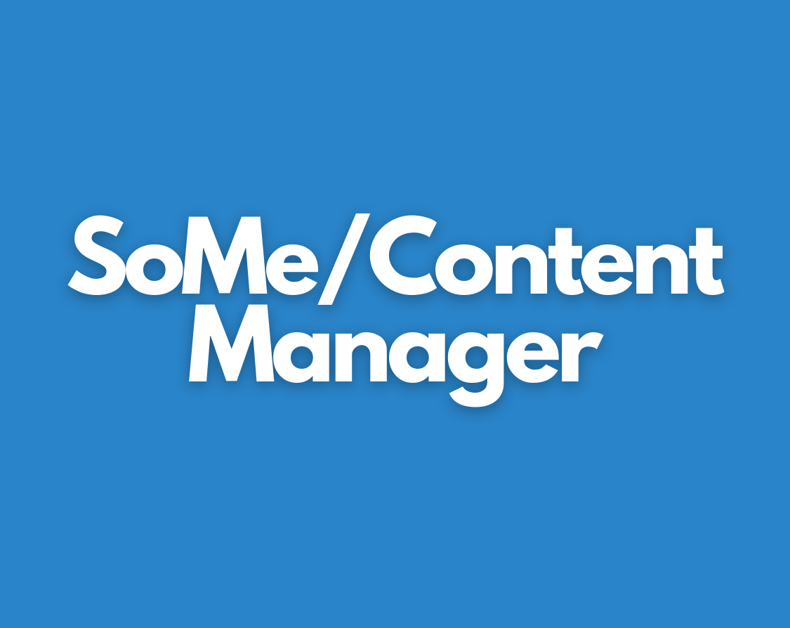 SoMe/Content Manager søges
