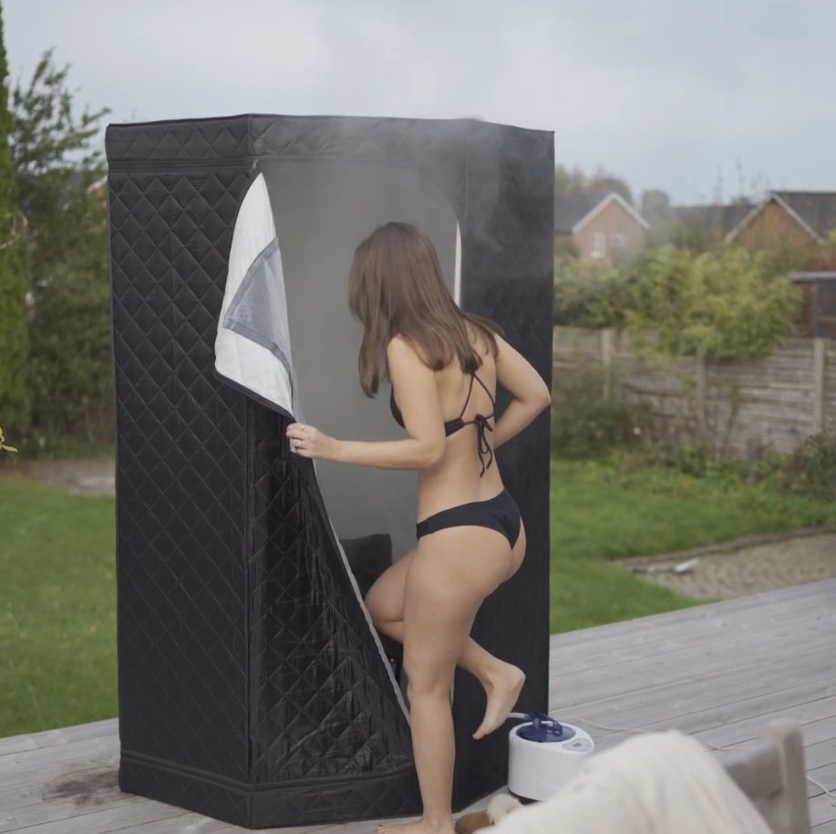 Dampsauna på terasse fra arctic recovery video